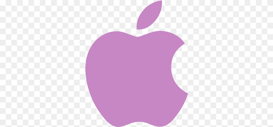 Iphone Logo Purple Apple Logo, Plant, Produce, Fruit, Food Free Png Download
