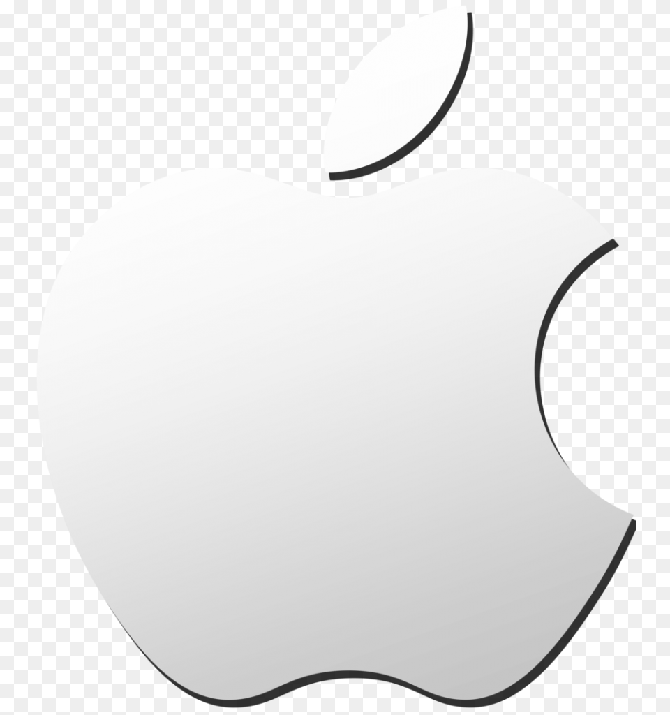 Iphone Logo White, Apple, Plant, Produce, Fruit Free Png Download