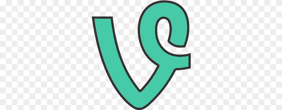 Iphone Media Social Video Vine Icon Logo, Number, Symbol, Text, Smoke Pipe Png Image