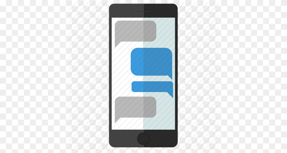 Iphone Message Mobile Phone Screen Sms Texting Icon, Electronics, Mobile Phone Png Image