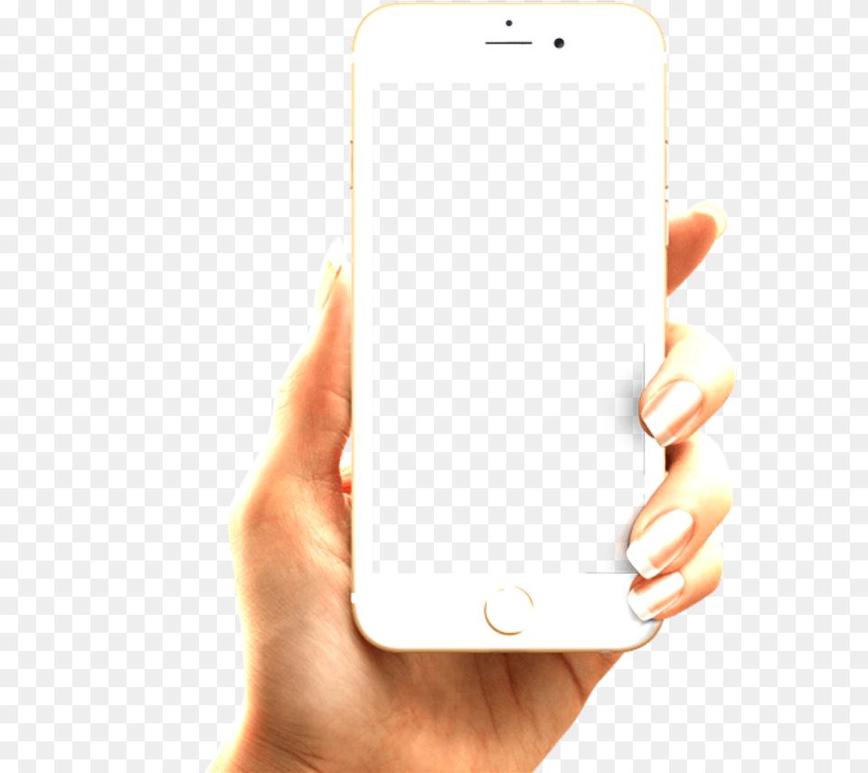 Iphone Phone Hand Holding White Hand Holding White Iphone, Electronics, Mobile Phone, Baby, Person Free Png