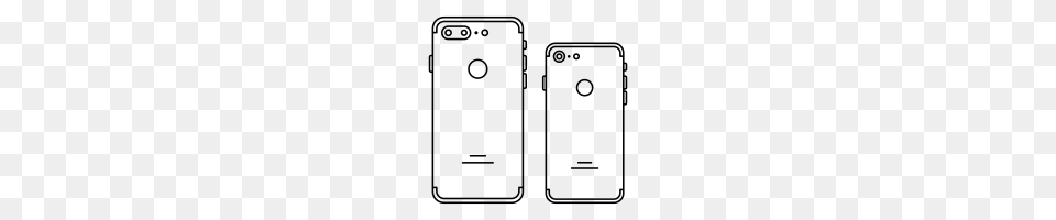 Iphone Plus Icons Noun Project, Gray Free Png