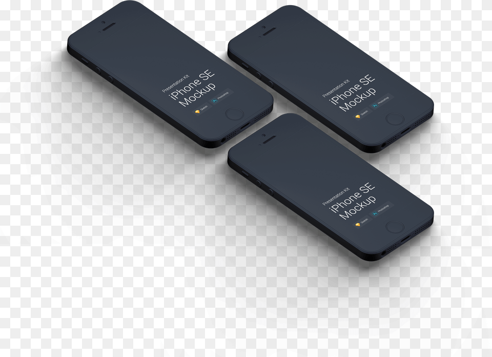 Iphone Se Mockup With Shadow White, Electronics, Mobile Phone, Phone Png