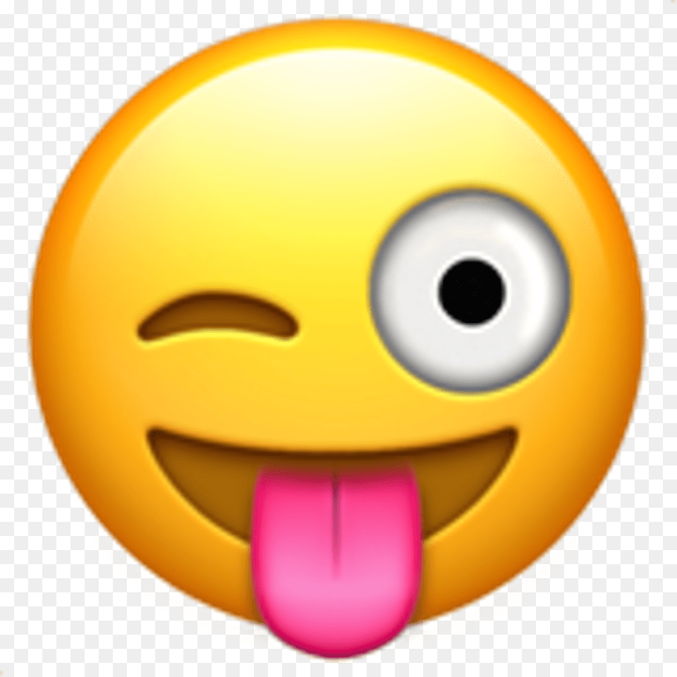 Iphone Tongue Out Emoji Iphone Emoji Tongue Out, Disk Free Transparent Png