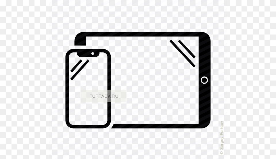 Iphone X And Ipad Vector Icon, White Board, Phone, Mobile Phone, Electronics Png Image