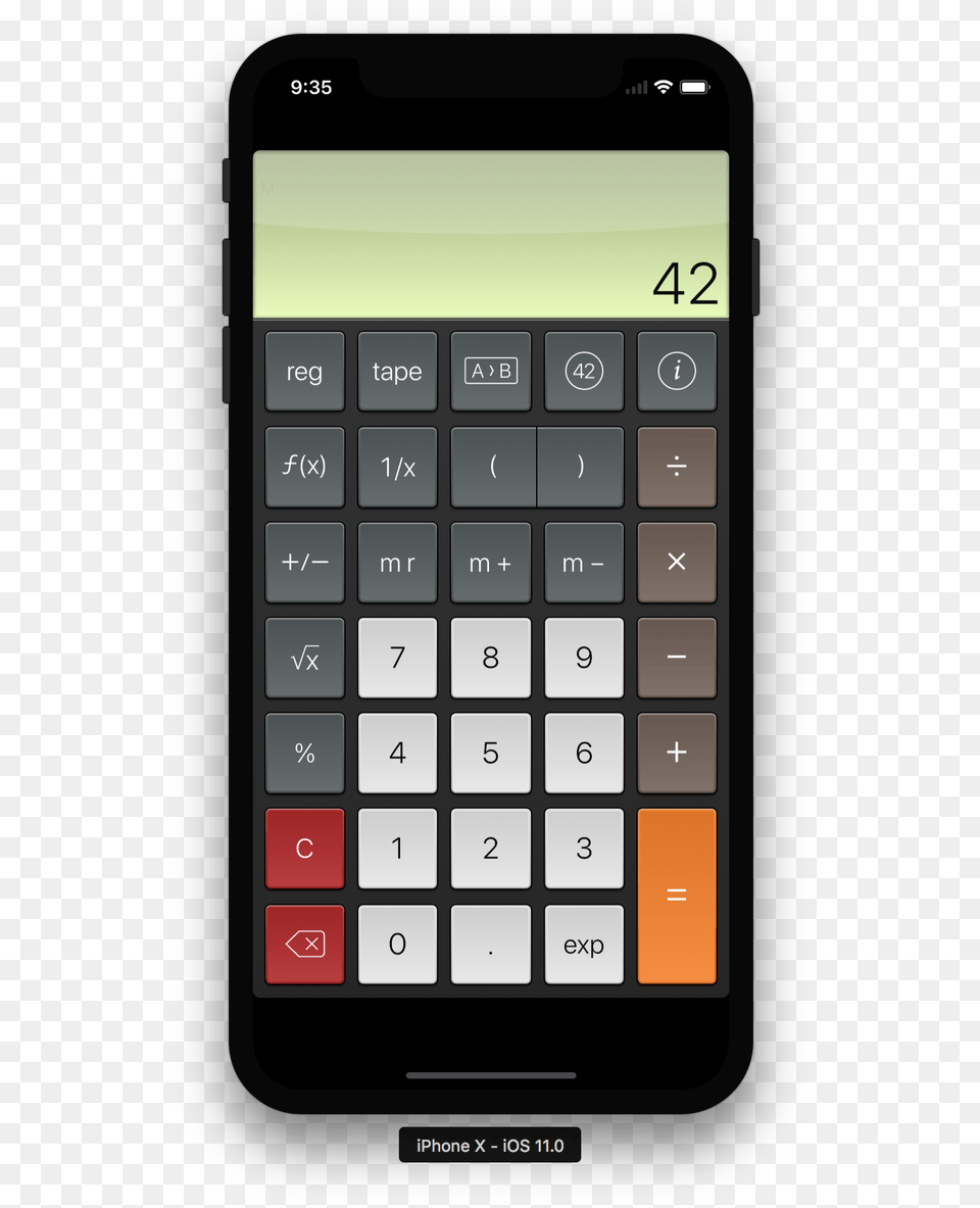 Iphone X App Letterbox, Calculator, Electronics, Mobile Phone, Phone Png Image