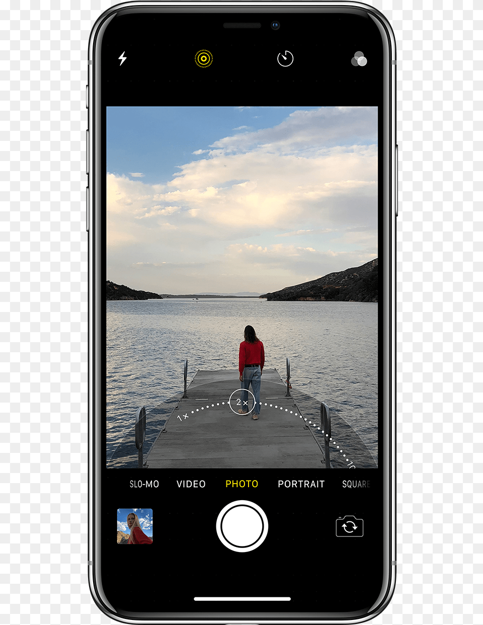 Iphone X Camera Ui, Electronics, Mobile Phone, Phone, Water Free Png Download