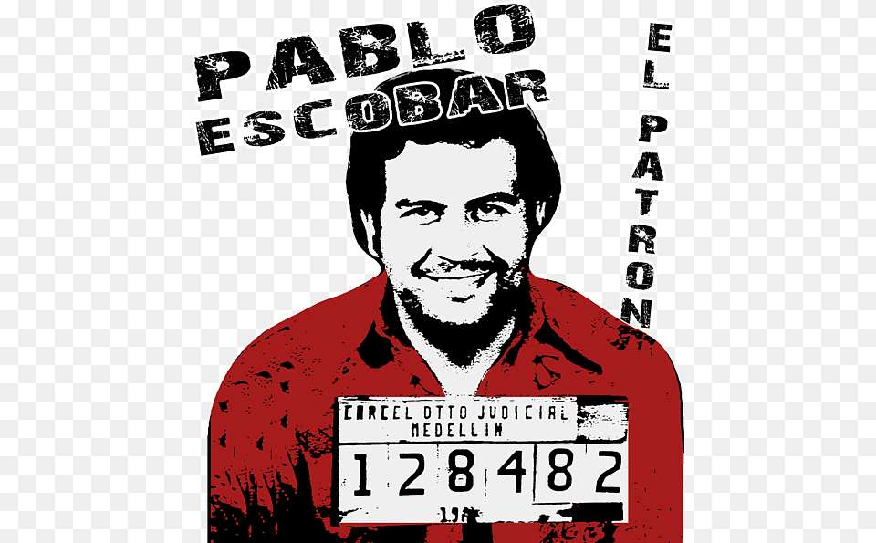 Iphone X Case For Sale Pablo Escobar T Shirt, Advertisement, Poster, Adult, Male Free Transparent Png