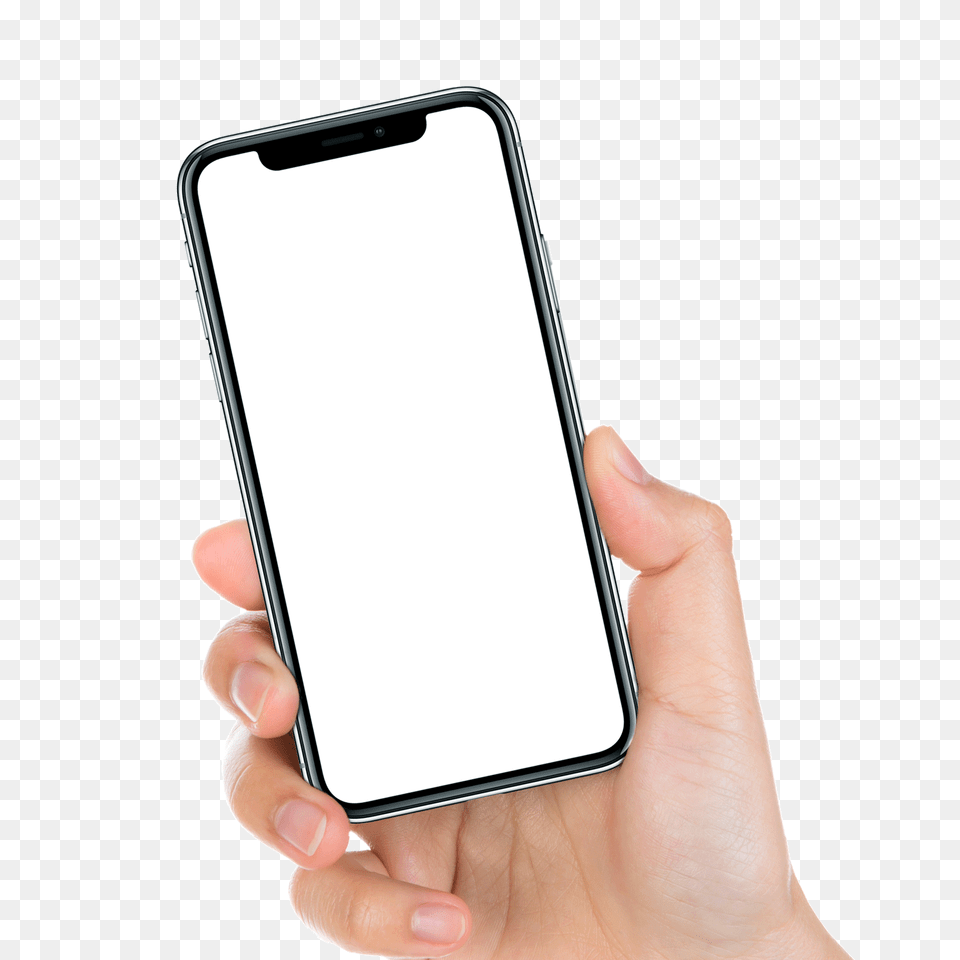 Iphone X Mobile Frame With Hand, Electronics, Mobile Phone, Phone Png Image