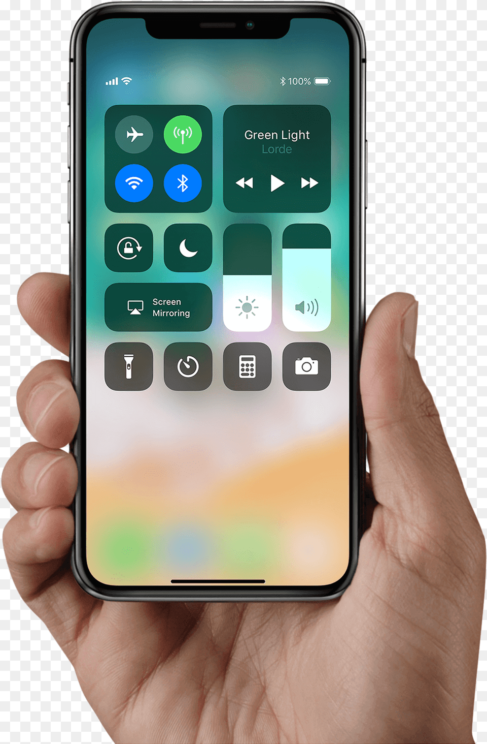 Iphone X In Hands Iphone X On Hand, Electronics, Mobile Phone, Phone Free Png Download