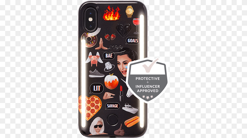 Iphone X Lumee Case, Adult, Phone, Person, Mobile Phone Png