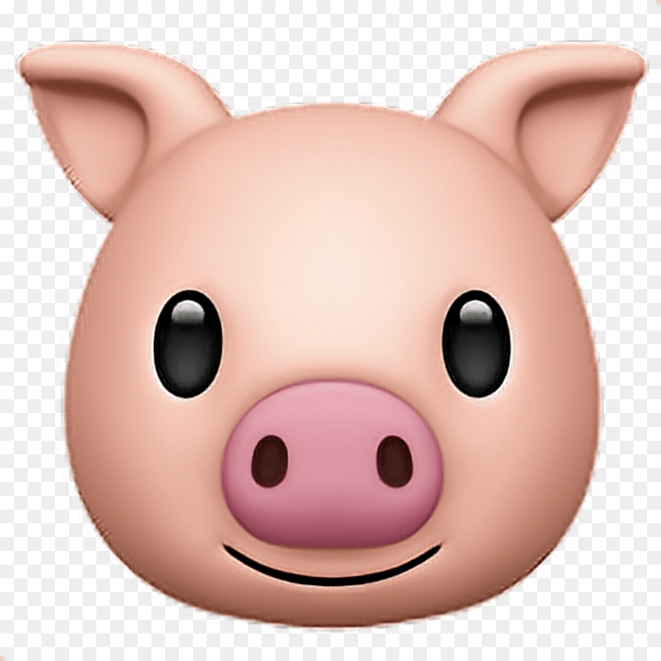 Iphone X Pig Animoji, Animal, Mammal, Piggy Bank Png Image