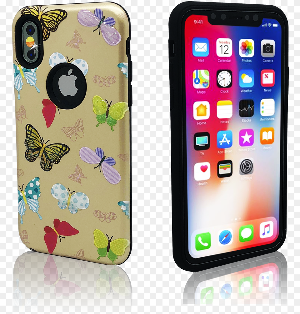 Iphone X10xs Mm 3d Butterfly Iphone X Graphics, Electronics, Mobile Phone, Phone Free Png Download