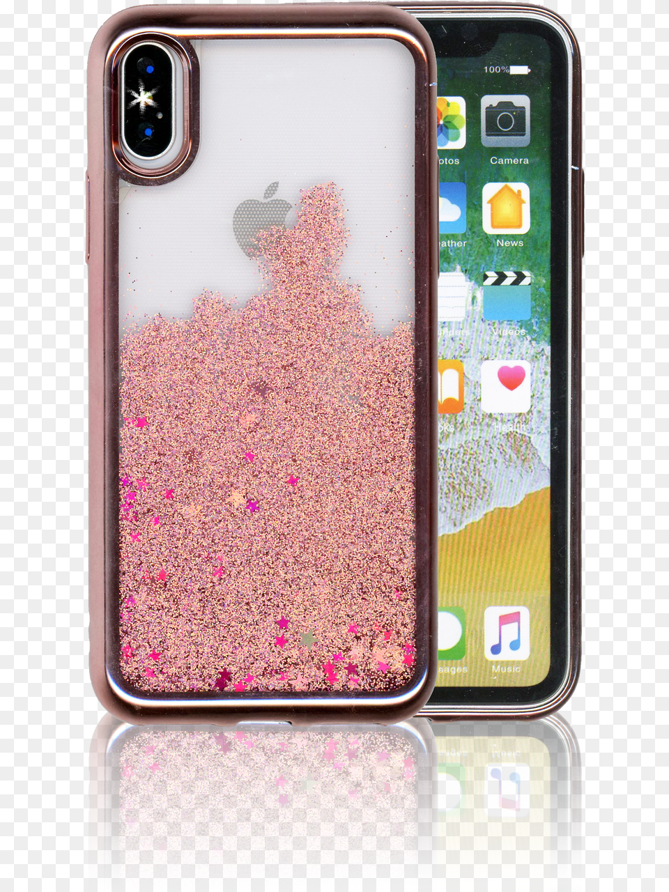 Iphone X10xs Mm Electroplated Water Glitter Case Iphone Xs Water Glitter Phone Case, Electronics, Mobile Phone Png Image
