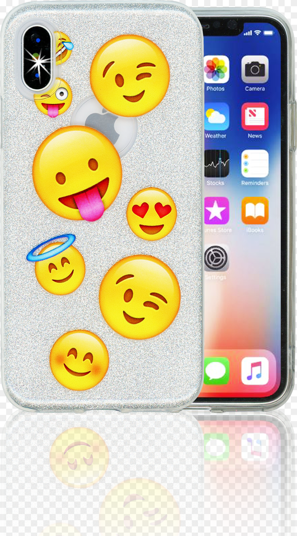 Iphone X10xs Mm Emoji Glitter Hybrid, Toy, Electronics, Mobile Phone, Phone Free Png Download