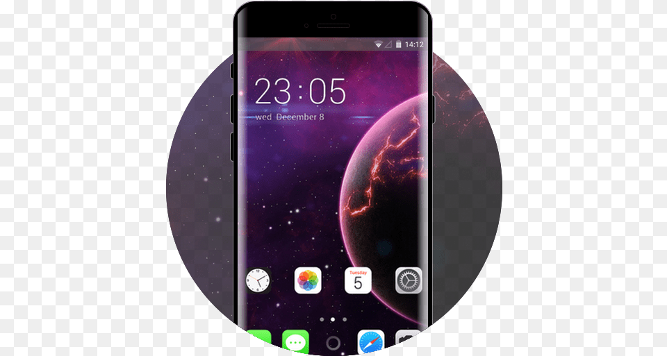 Iphone Xs Max Android Theme U2013 U Launcher 3d Celestial Event, Electronics, Mobile Phone, Phone Free Png