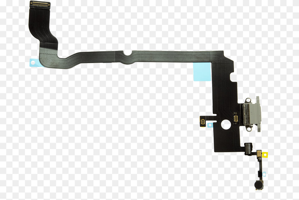 Iphone Xs Max Silver Charging Port Flex Cable Iphone Xs Max Charging Flex, Device Free Png