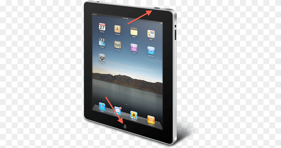 Ipod Ipad Iphone How To Take A Ipad 1 64gb Wifi, Computer, Electronics, Tablet Computer Free Png