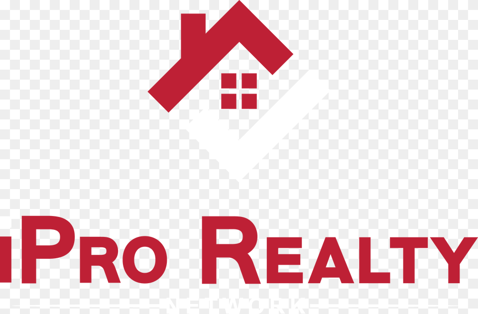Ipro Realty Logo Red And White Checkmark Stacked Sign, First Aid Free Transparent Png