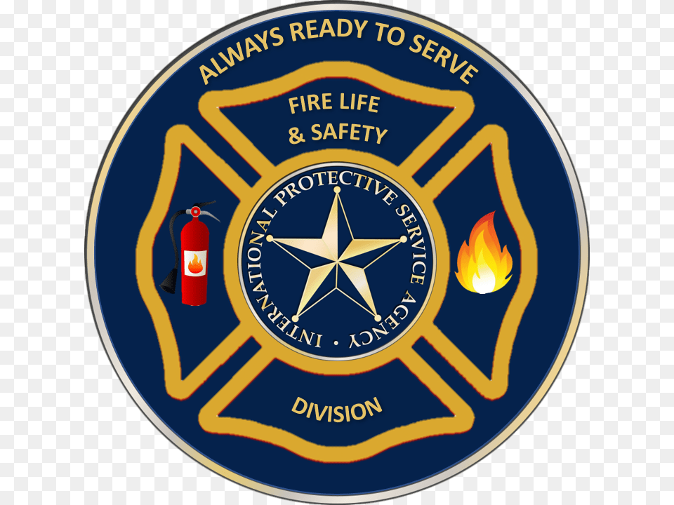 Ipsa Fire Life Amp Safety Division Logo Current Nba Teams Logo, Symbol, Emblem, Badge, Disk Free Png