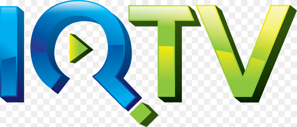 Iqtv Logo Graphic Design, Green, Text Free Transparent Png