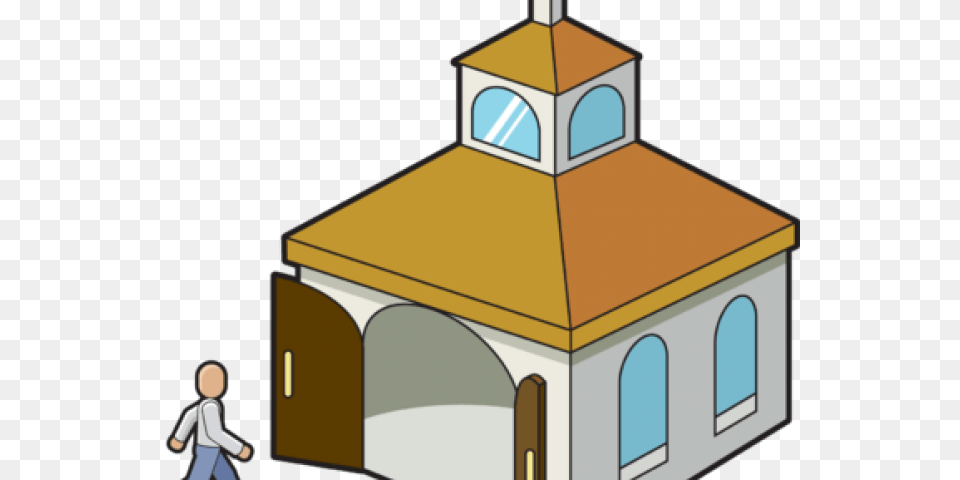 Ir A La Iglesia Animado Go To Church Cartoon, Person Free Png Download