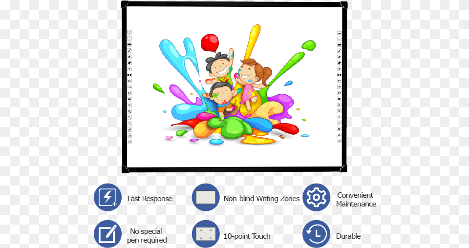 Ir Interactive Whiteboard Kids Holi Images Cartoon, People, Person, Juggling, Baby Free Transparent Png