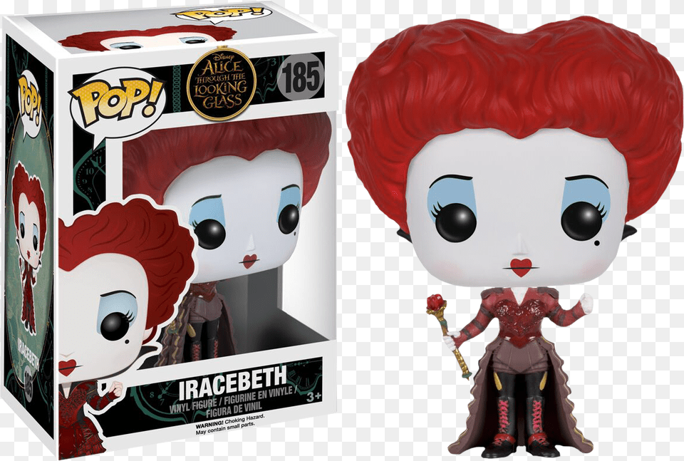 Iracebeth Pop Vinyl Figure Alice Through The Looking Glass Pop, Toy, Face, Head, Person Free Png