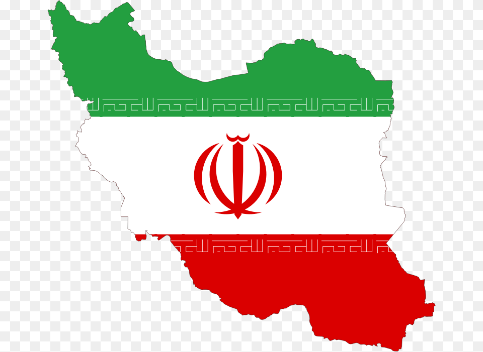 Iran Flag And Map Iran Map With Flag, Logo, Plant, Leaf, Wedding Free Png Download
