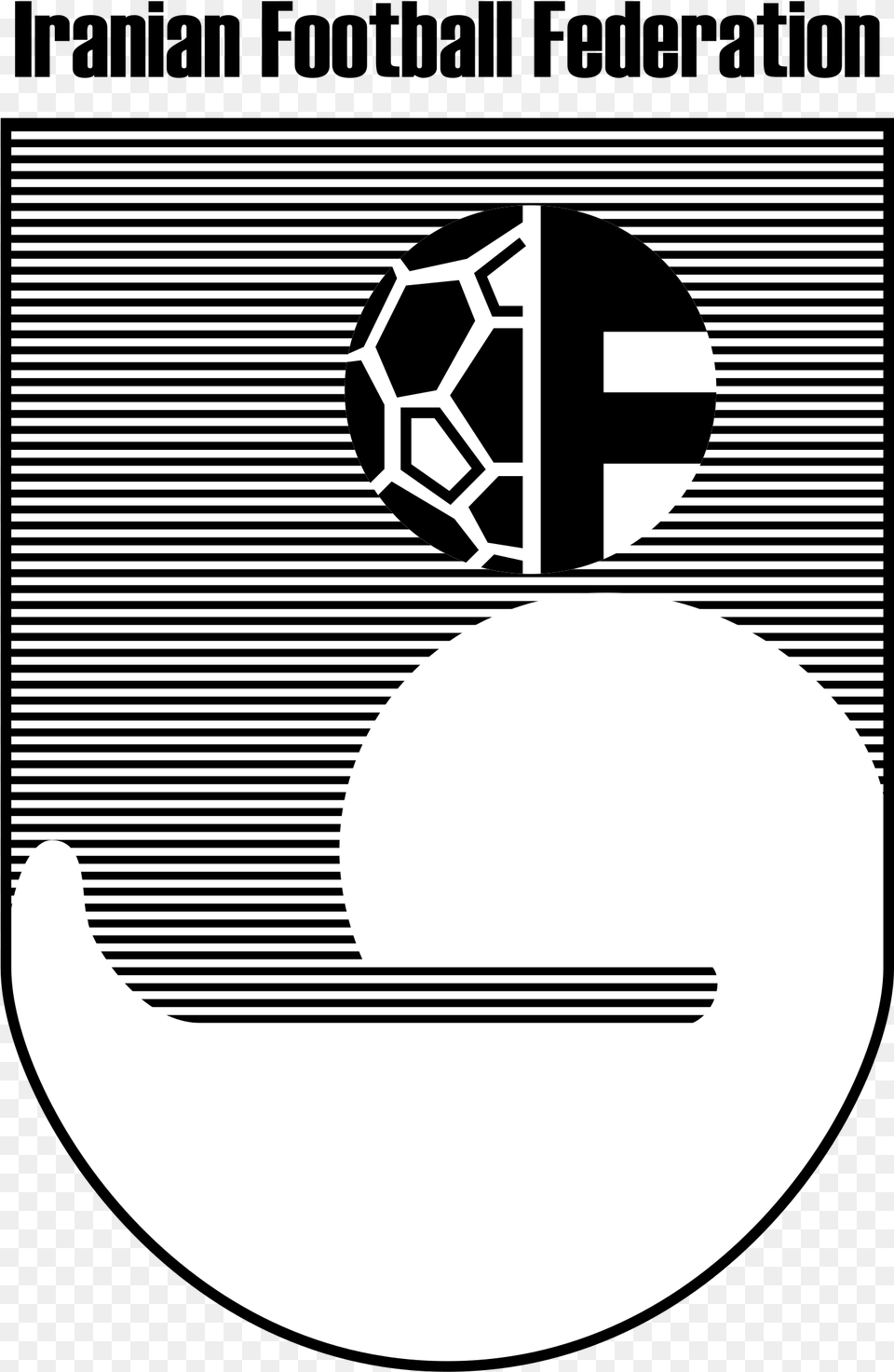 Iran Football Federation Logo Transparent Iran Football Federation Logo, Ball, Soccer, Soccer Ball, Sport Free Png
