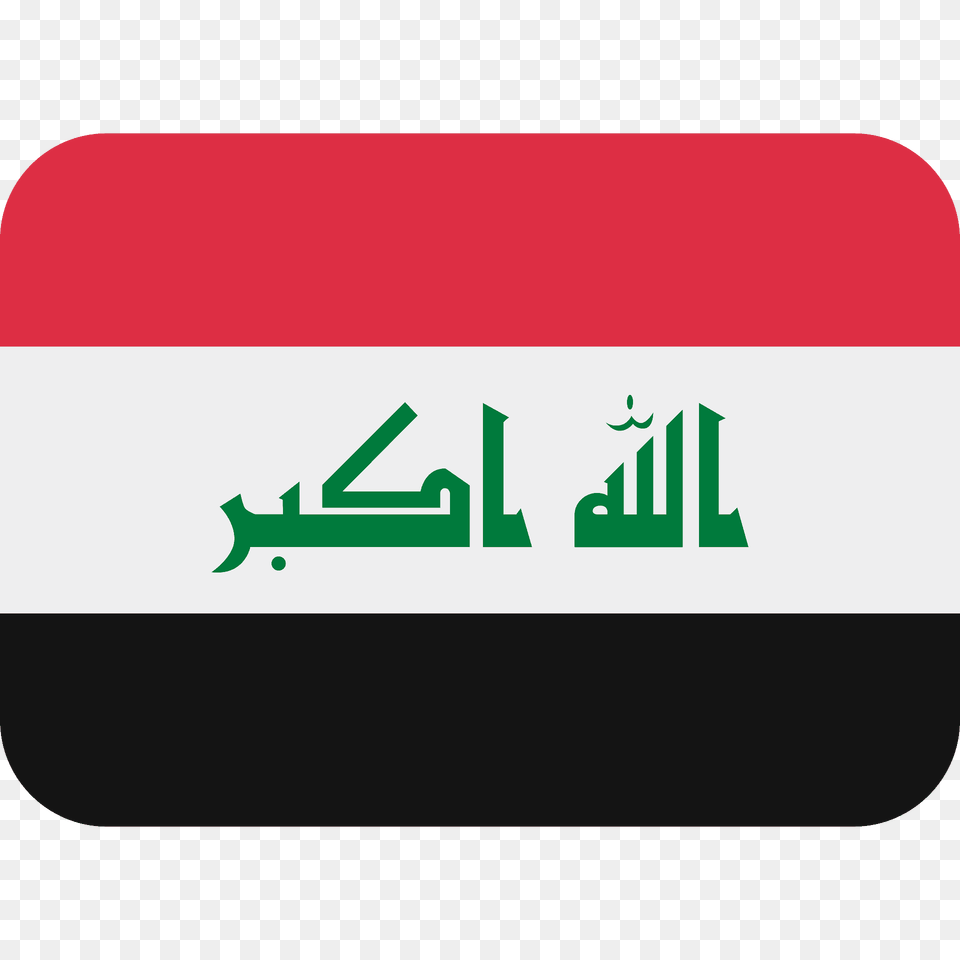 Iraq Flag Emoji Clipart, Text, First Aid Free Png Download