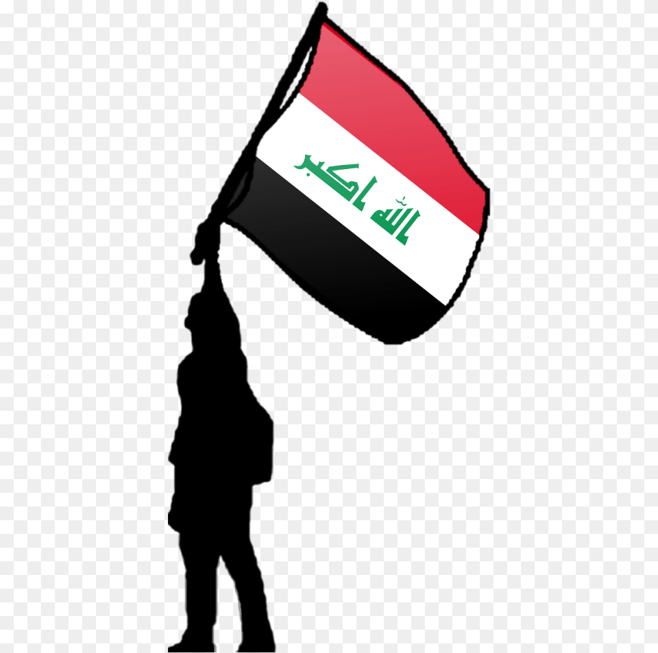 Iraq Flag Flags Iraq Flag Iraq Flag, Adult, Male, Man, Person Png Image