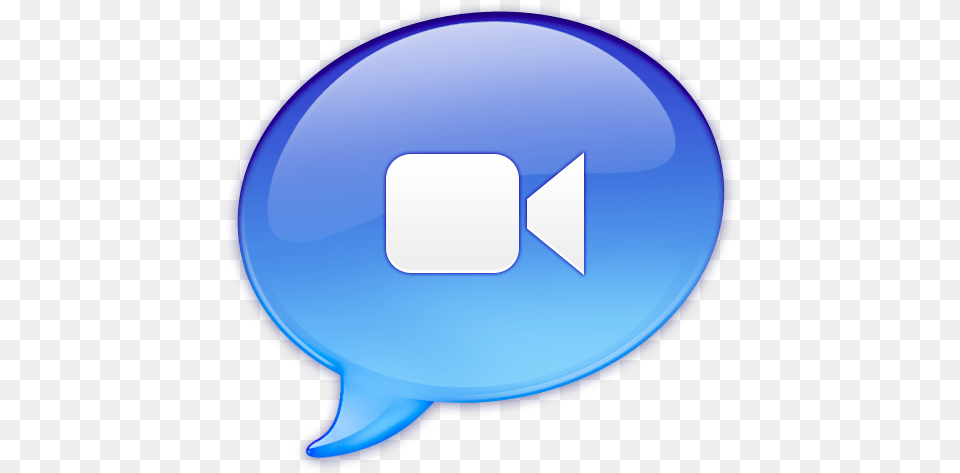 Irc Chat Iconpng Images Internet Relay Chat Icon Video Blue 3d Icon, Sphere, Disk Free Transparent Png