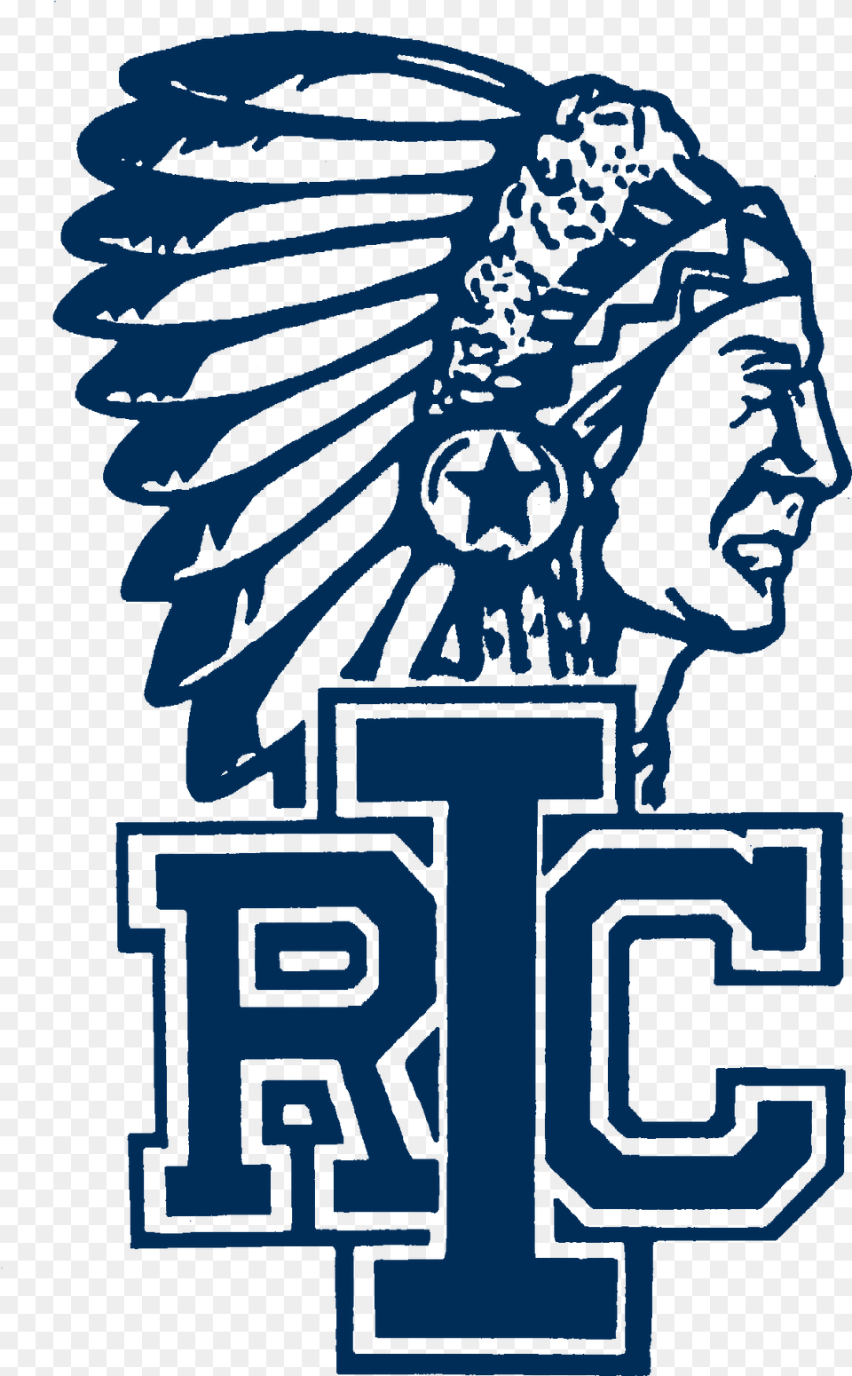 Ircsd Warrior Logo Indian River High School Mascot, Emblem, Symbol, Face, Head Free Png