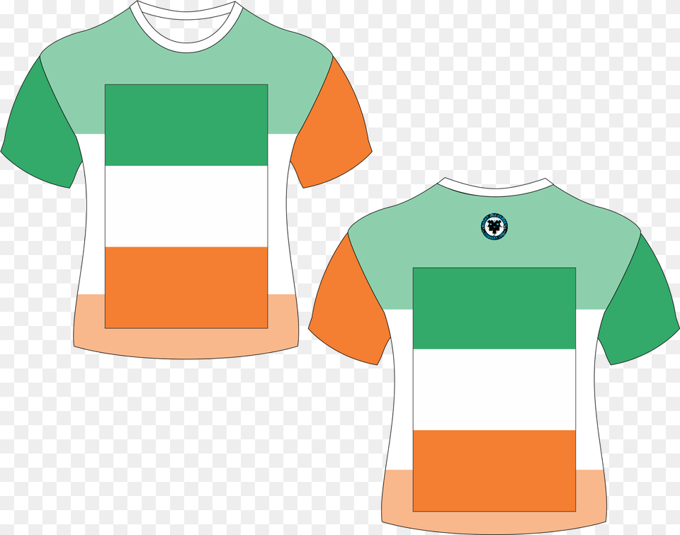 Ireland Country Flag Shirt Illustration, Clothing, T-shirt Png Image