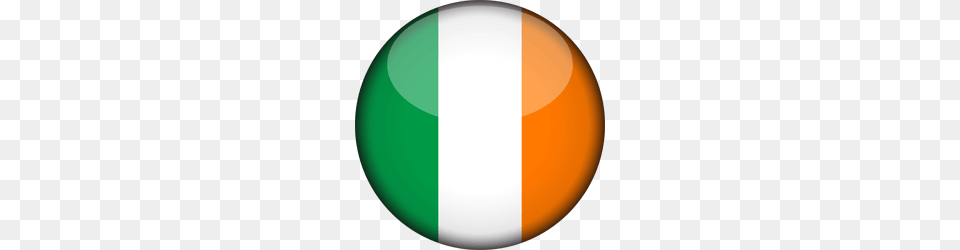 Ireland Flag Clipart, Sphere, Disk, Logo Free Transparent Png