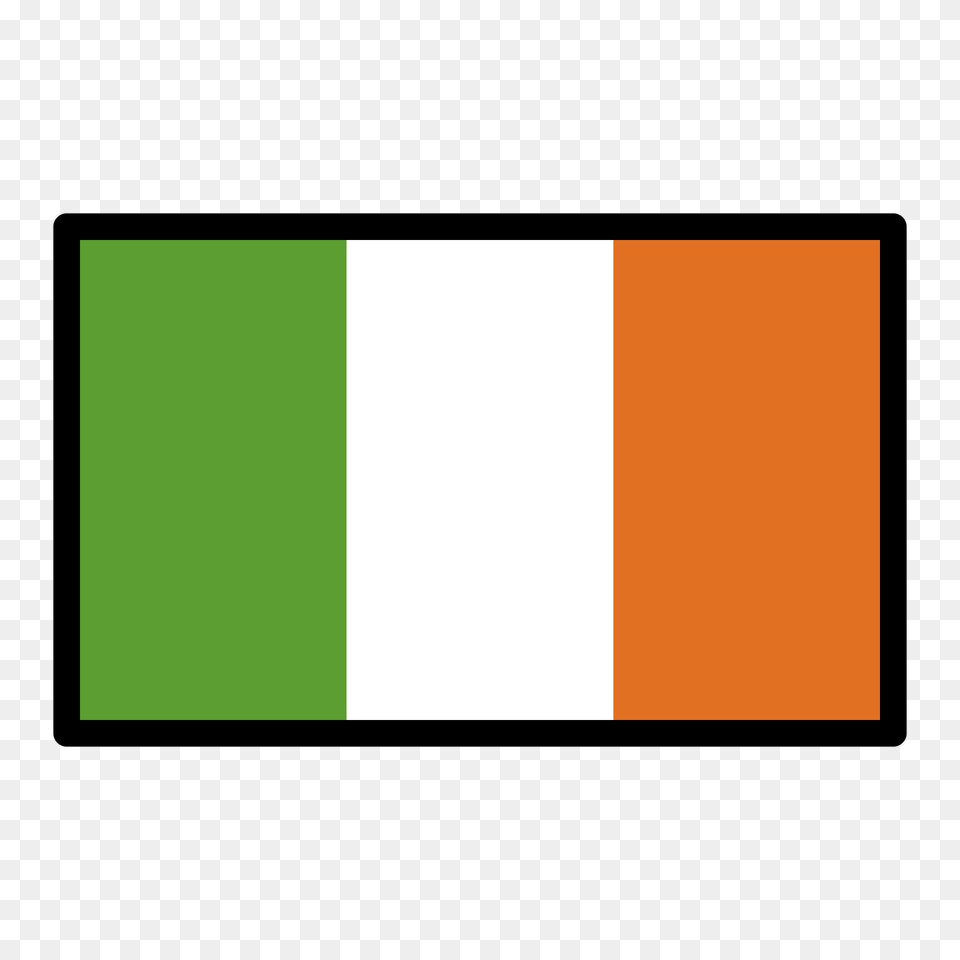 Ireland Flag Emoji Clipart, White Board, Electronics, Screen, Blackboard Free Png Download
