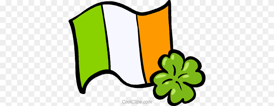 Ireland Flag Royalty Vector Clip Art Illustration, Graphics, Leaf, Logo, Plant Free Transparent Png