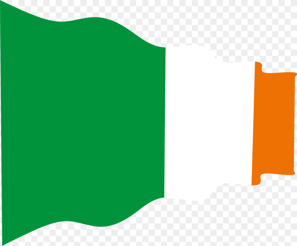 Ireland Wavy Flag Clipart, Person Free Transparent Png