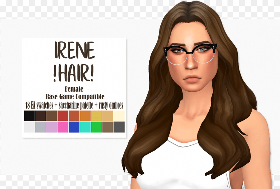 Irene Hair Named After Irene From Red Velvet Check Wild Pixel Irene Hair, Accessories, Person, Woman, Glasses Png Image