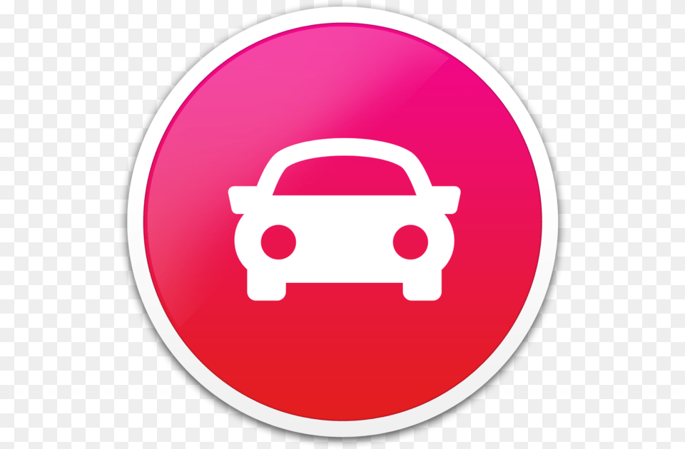 Iride For Lyft 4 Car Circle Icon, Symbol, Sign, Disk Free Png Download