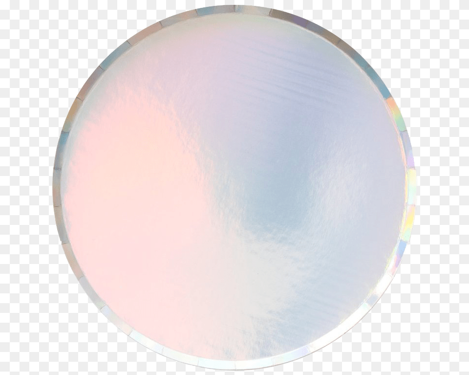 Iridescent Plate Large Free Png
