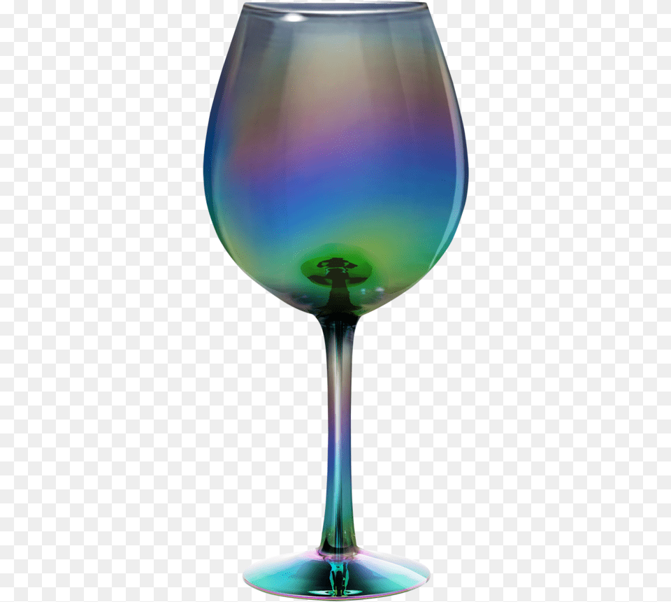 Iridescent Xl Wine Glass Wine Glass, Alcohol, Beverage, Goblet, Liquor Free Png