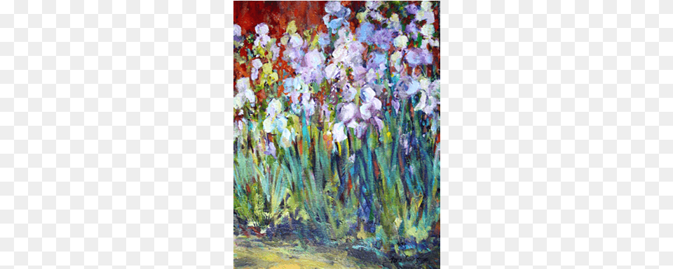 Iris Garden Chanticleer Iris, Art, Modern Art, Painting, Flower Free Png Download