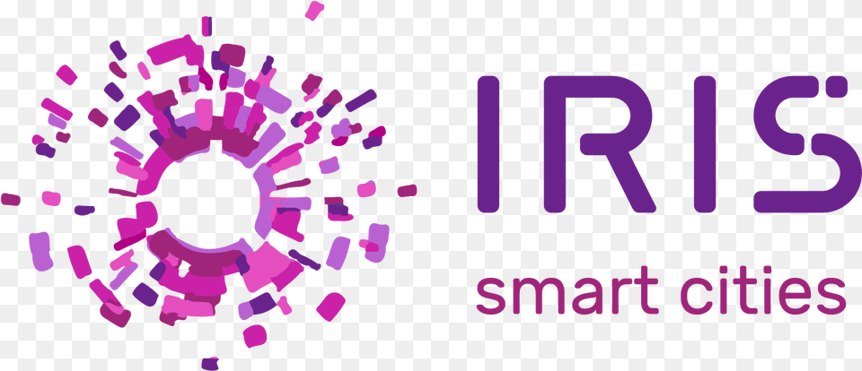 Iris Smart Cities Logo Iris Project, Purple, Paper, Text Png Image
