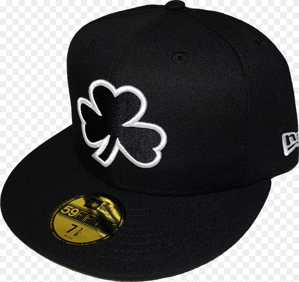 Irish Clover Black And White Custom Fitted Irish People, Baseball Cap, Cap, Clothing, Hat Free Transparent Png