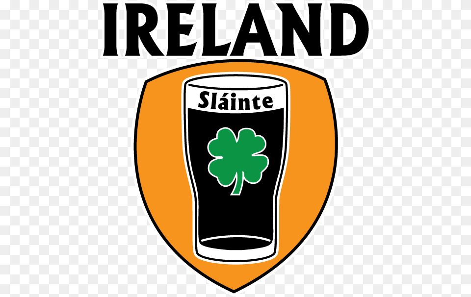 Irish Clover Emblem, Alcohol, Beer, Beverage, Glass Png