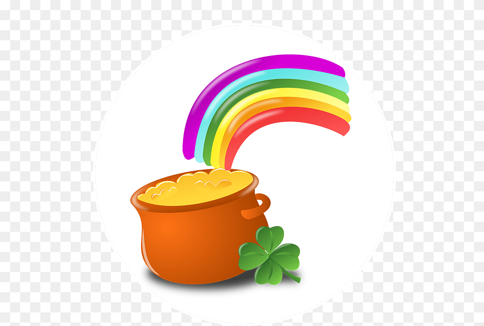Irish Cross Dark Luck Of The Irish Pot Of Gold, Cutlery, Food, Meal, Cream Png Image