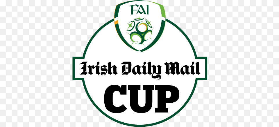 Irish Daily Mail Cup Ireland Soccer, Logo, Disk, Badge, Symbol Free Png Download