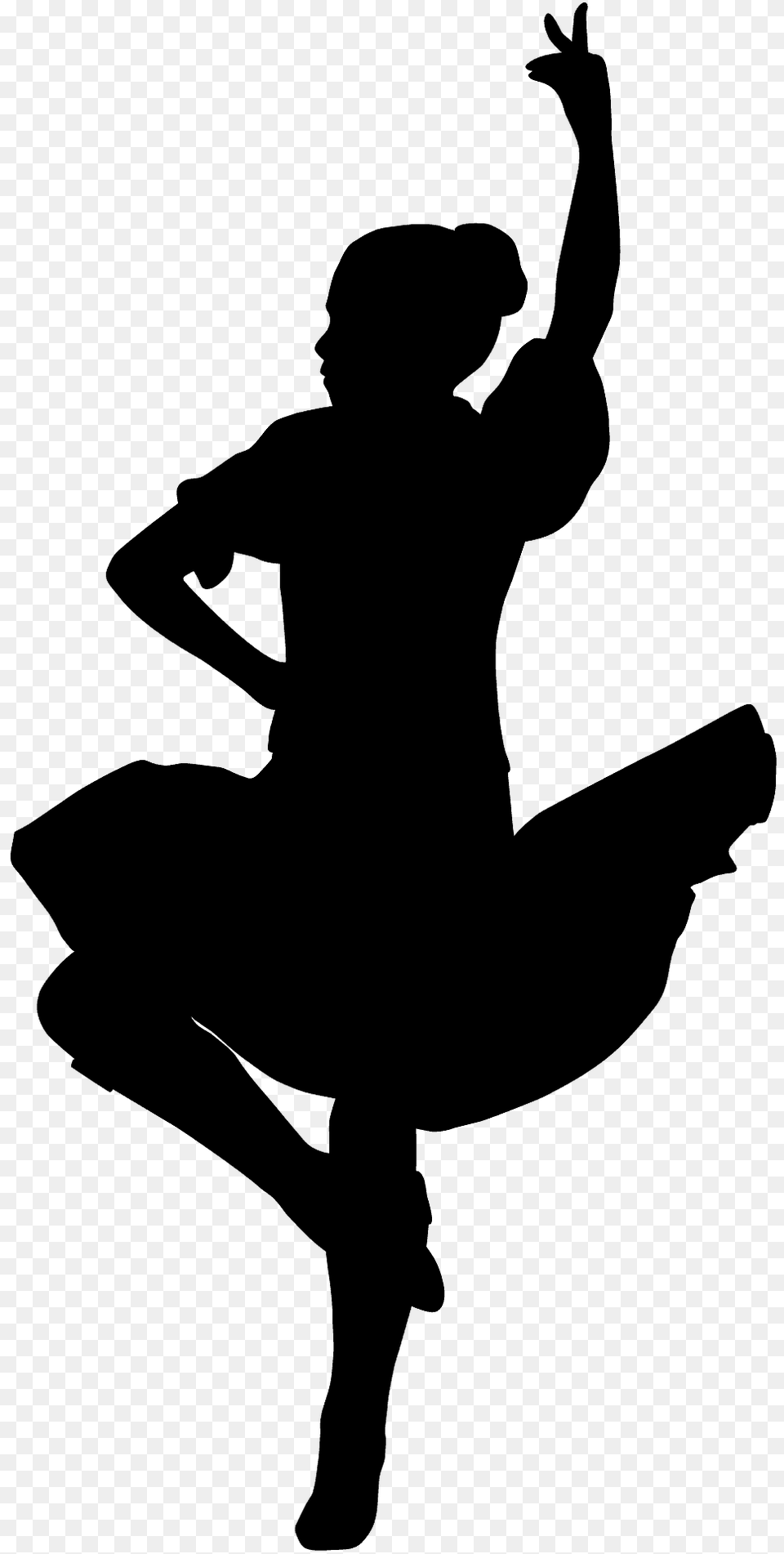Irish Dancer Silhouette, Dancing, Leisure Activities, Person, Adult Free Png Download